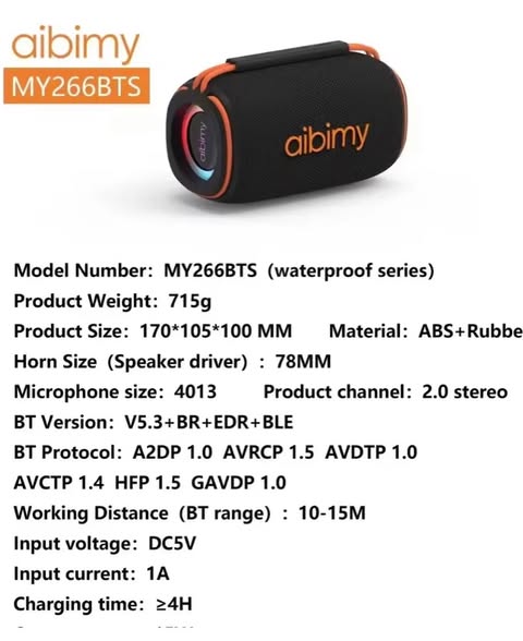 Aibimy MY266BTS