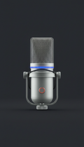 Studio Condenser Microphone Titanium Body