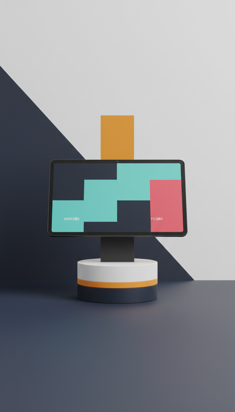 Smart display with portable touchscreen