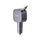 Anker Nano Car Charger 75w Usb-C Port Built-In Retractable Usb-C Cable