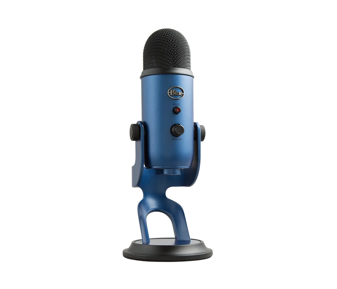 Blue yeti mic blue color