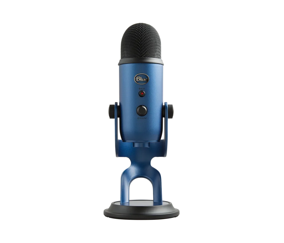 Blue yeti mic blue color
