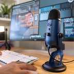 Blue yeti mic blue color